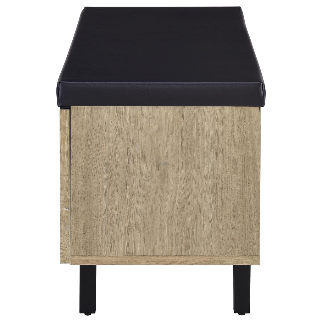 Clackamas - 2 Door Storage Bench With Padded Seat