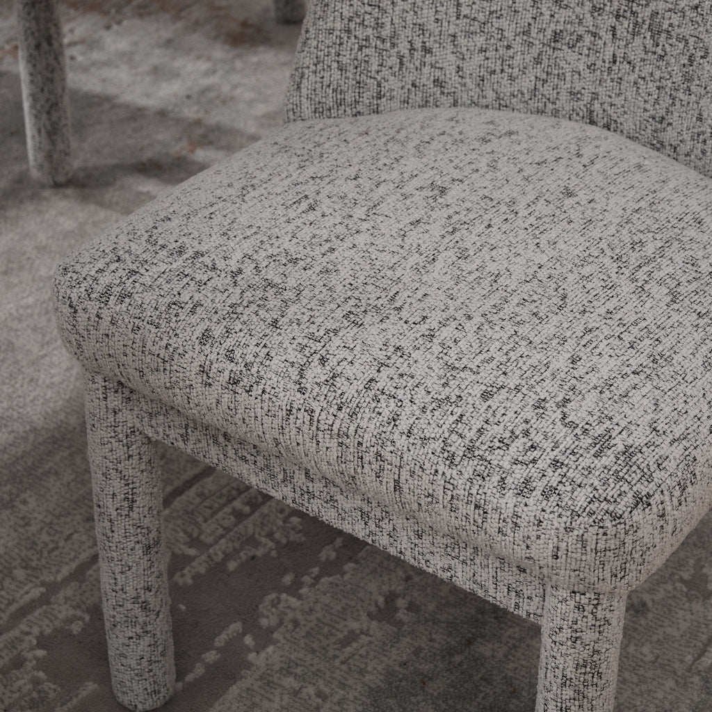 Wide Minimalist Dining Chair