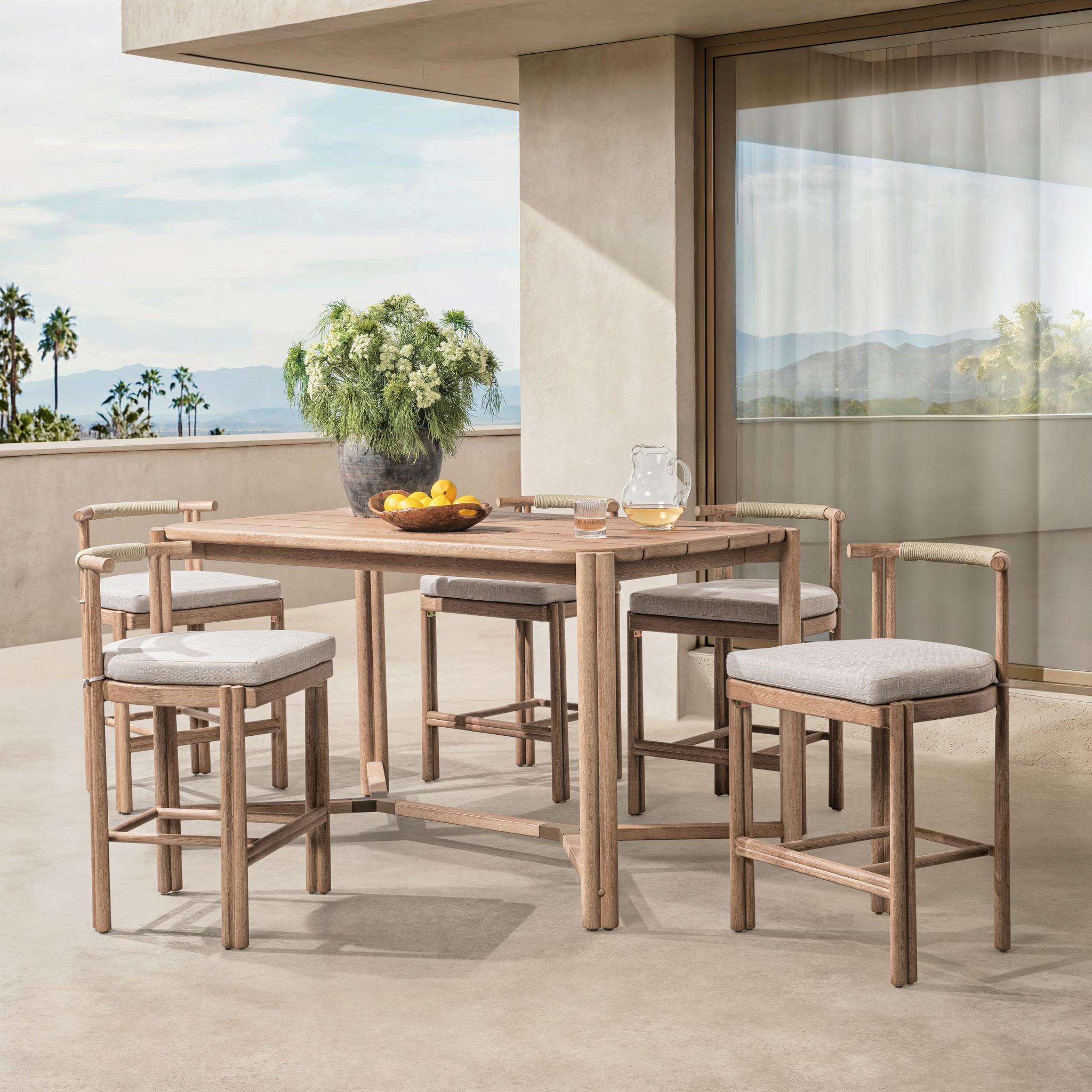 Oliver - Outdoor Counter Table - Butterscotch