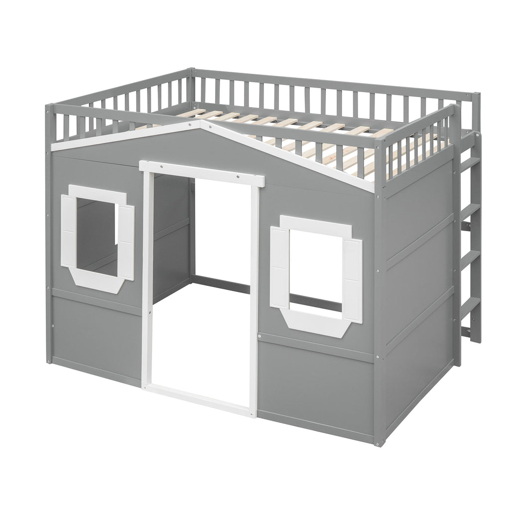 Elegant House Loft Bed With Ladder