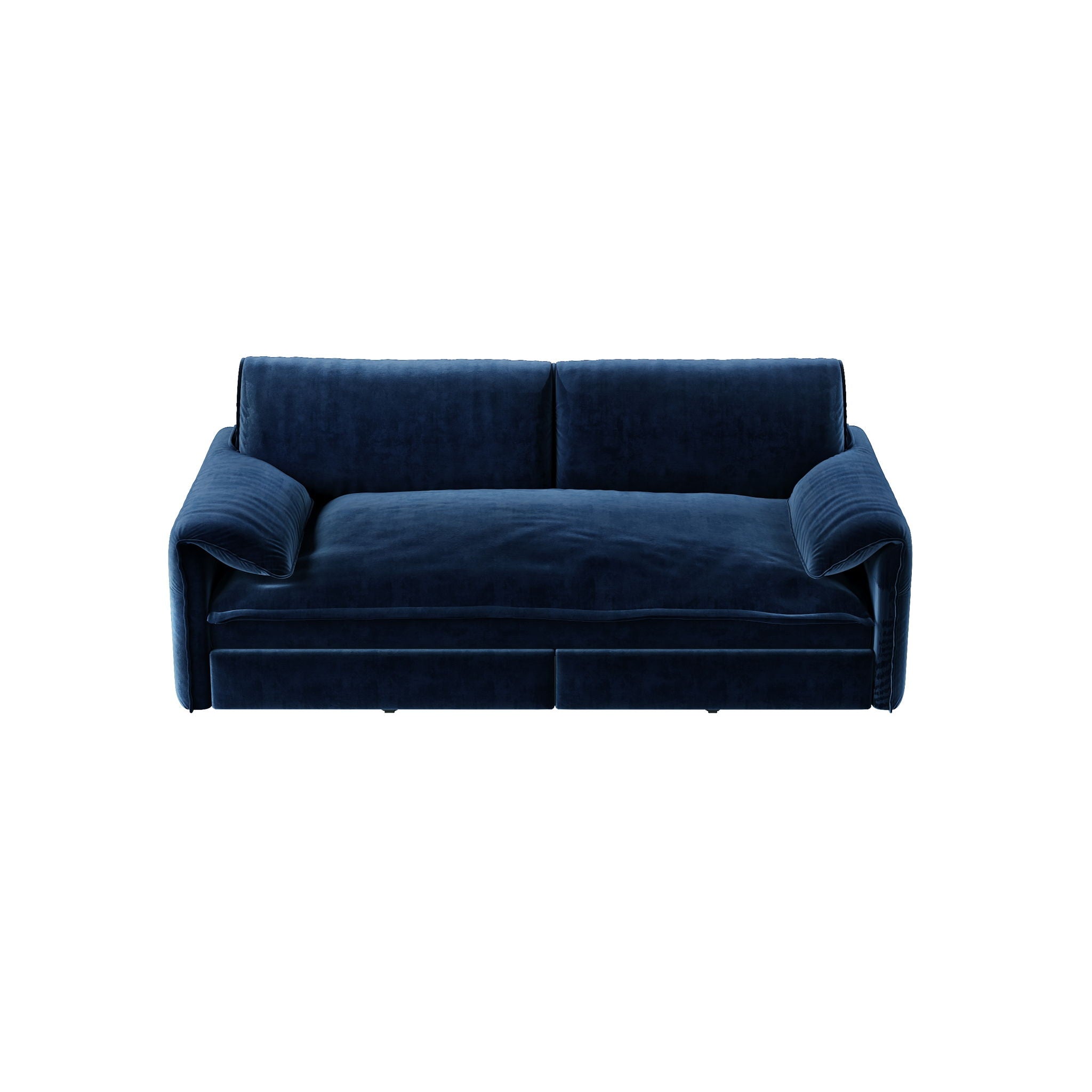 Queen Pull Out Sofa Bed, 3 In 1 Convertible Sleeper Sofa With Side Storage