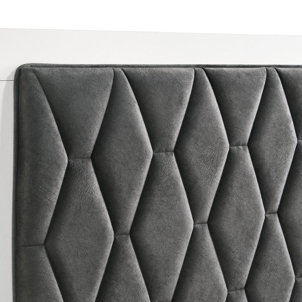 Taraval - Queen Upholstered Panel Bed - White