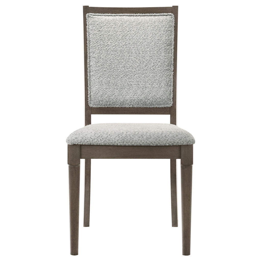 Perkins - 5 Piece Rectangular Dining Set With Chairs - Dark Brown