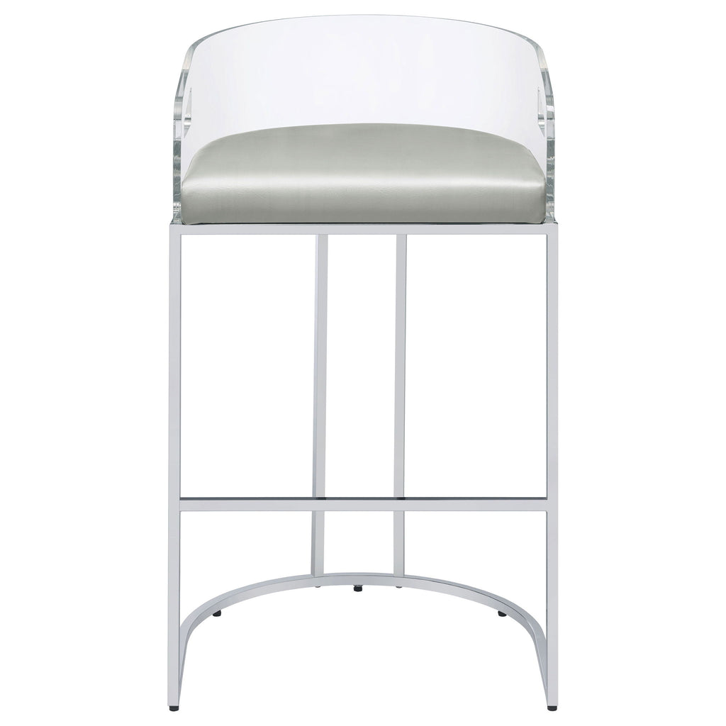 Mello - Upholstered Bar Chair (Set of 2) - Gray