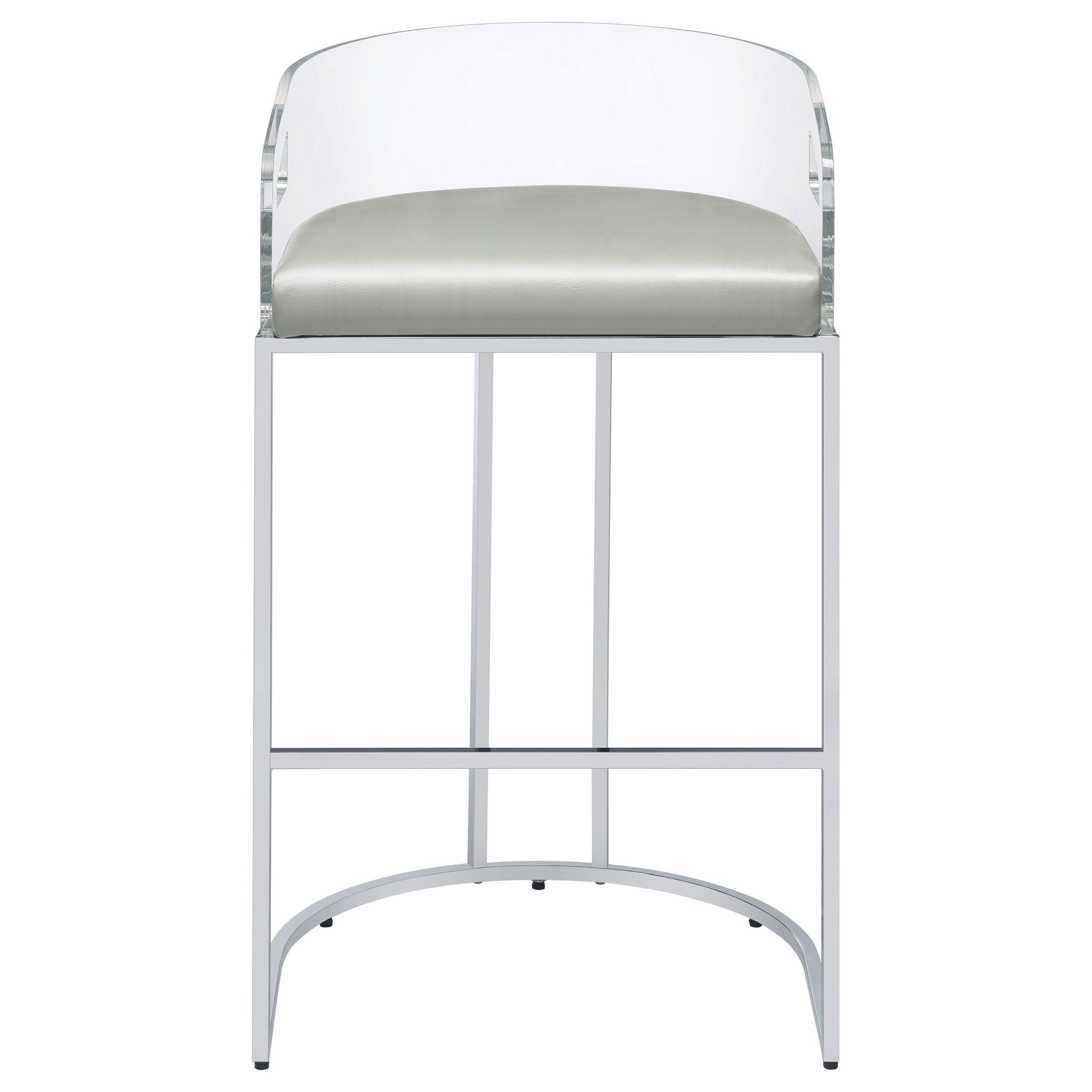Mello - Upholstered Bar Chair (Set of 2) - Gray
