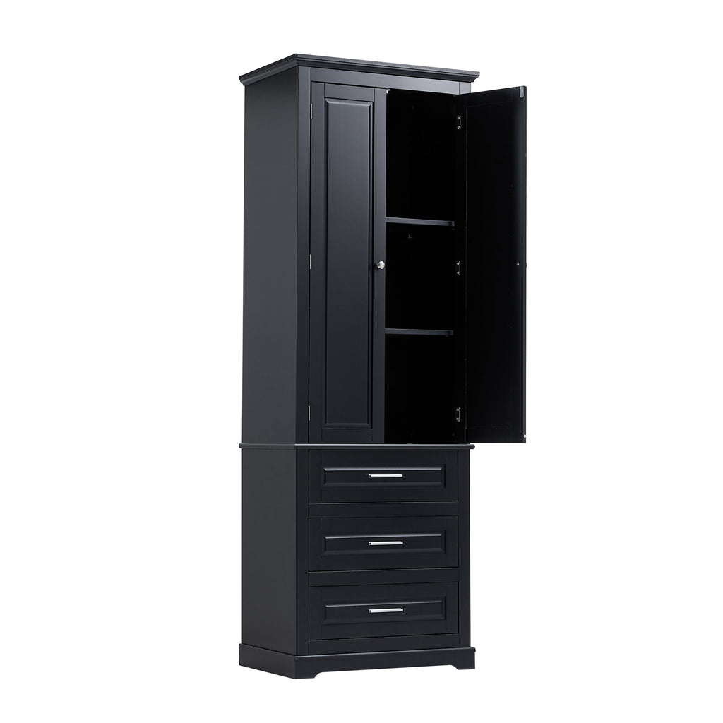 Storage Cabinet With 3 Drawers For Bathroom