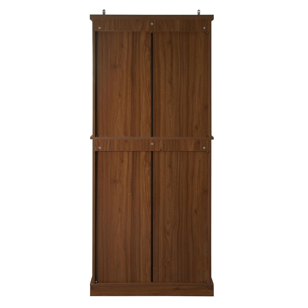 4 Door Storage Cabinet With 1 Drawer, With 4 Adjustable Inner Shelves