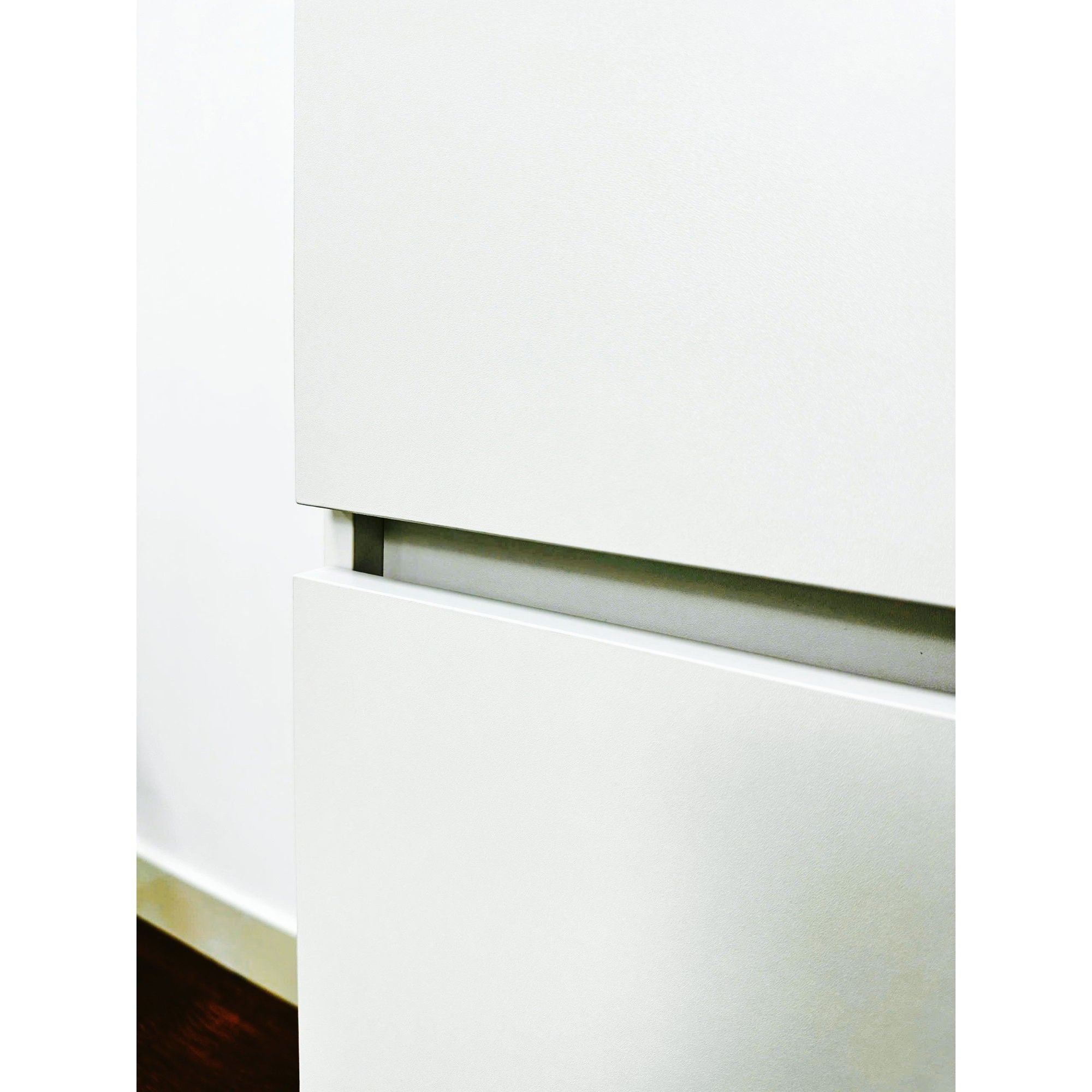 Elise - Slim Modular Closet Cabinet With Drawers - White