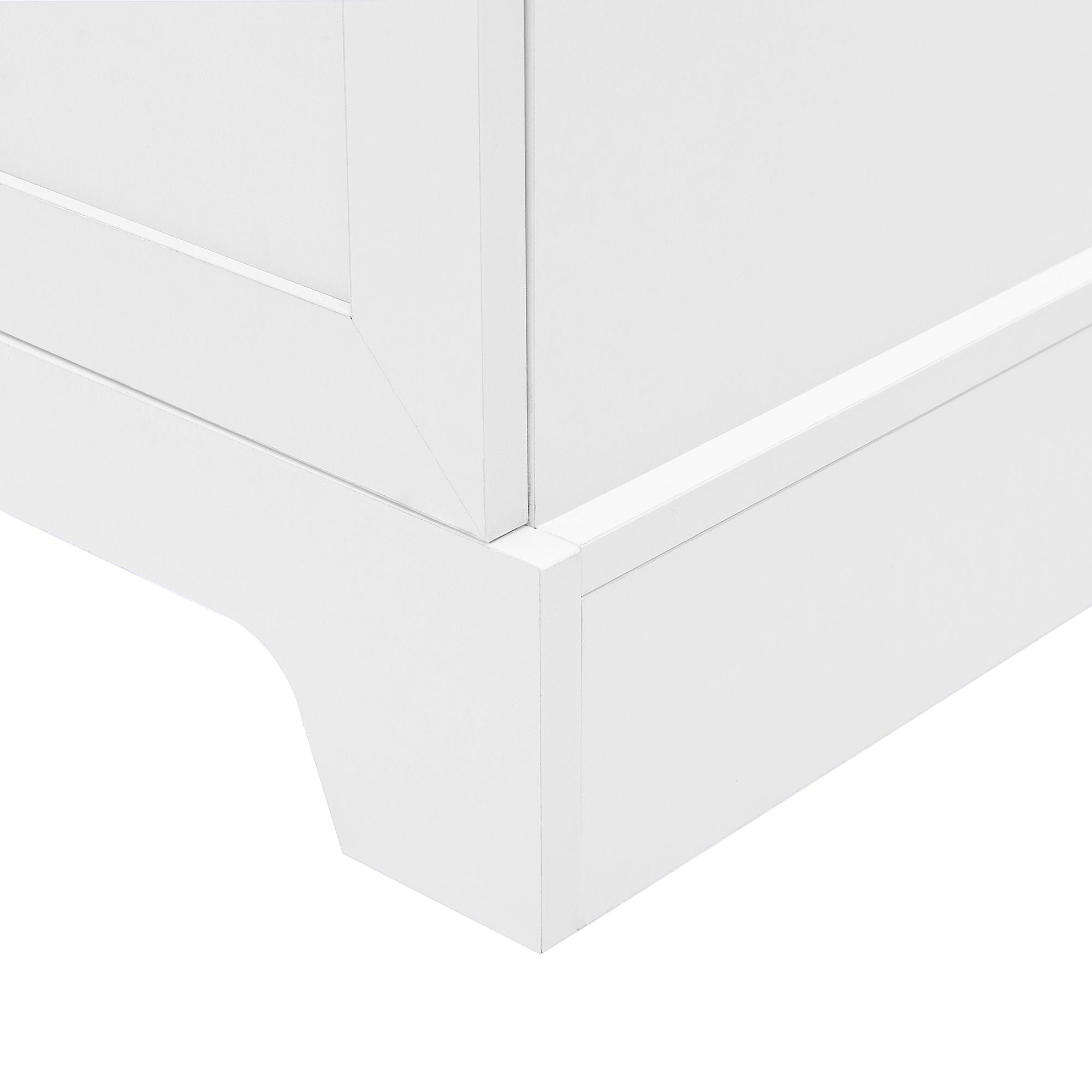 Storage Cabinet With Adjustable Shelves, 2 Doors, Rectangle Design For Bathroom