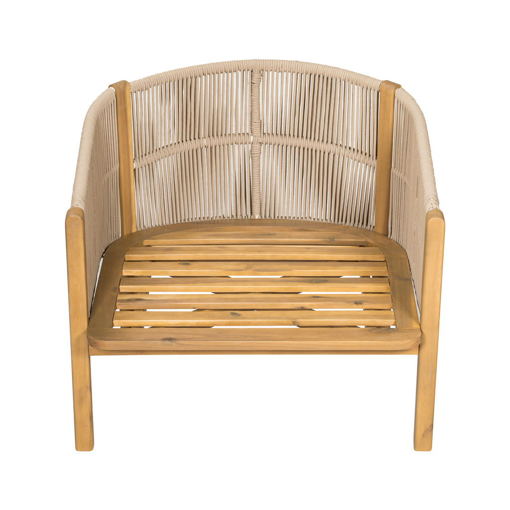Grotta - Outdoor Wood Club Chair (Set of 2)