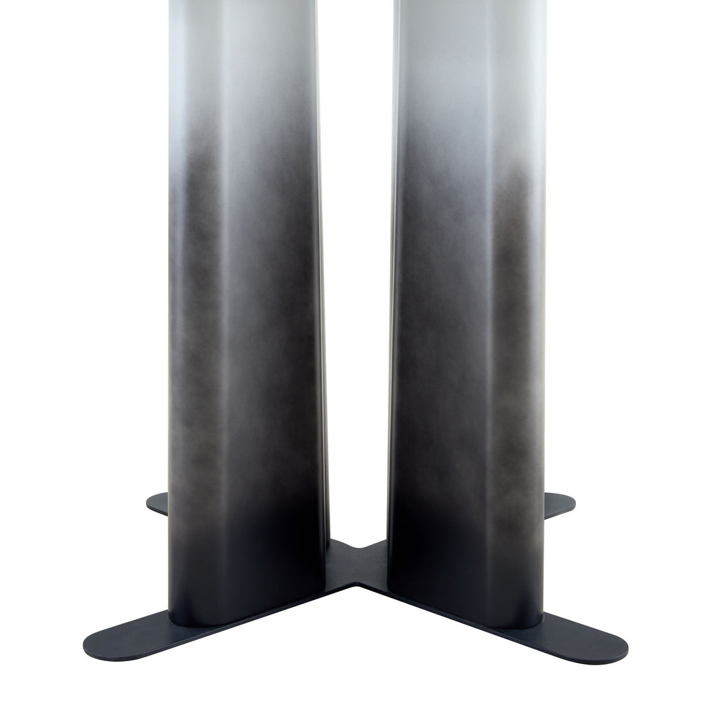 Round Dining Table With Cross Base, Modern Home Furniture