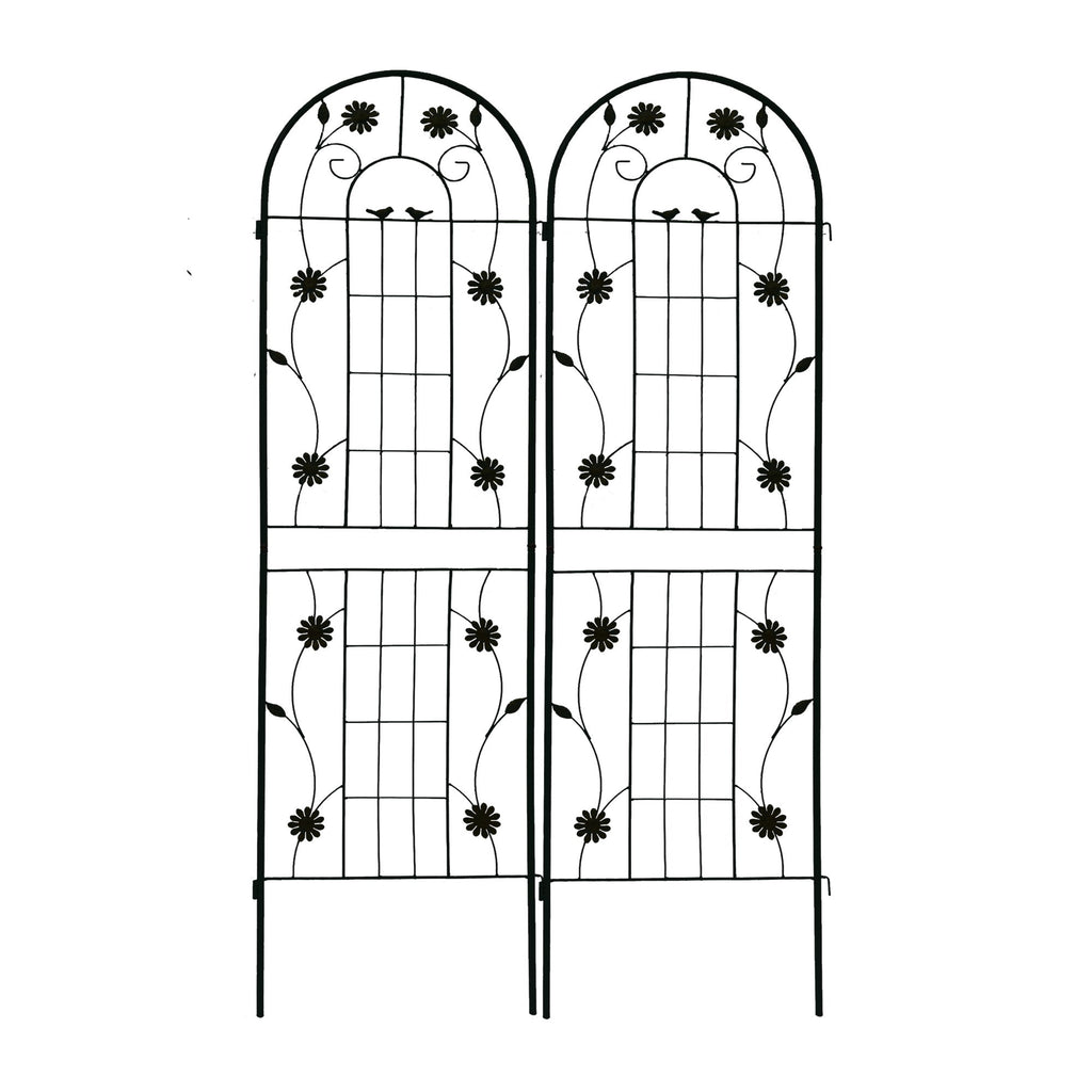 Metal Garden Trellis Rustproof Trellis For Climbing Plant Outdoor Flower Support