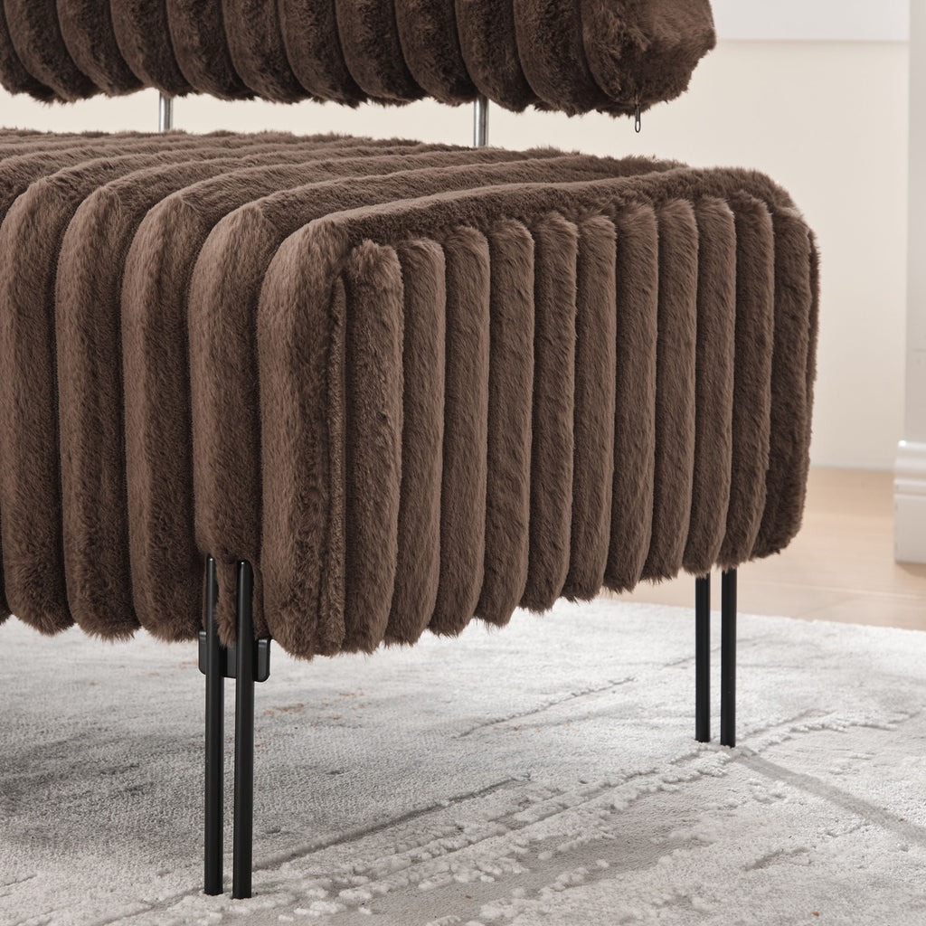 Mini Loveseat With Adjustable Backrest