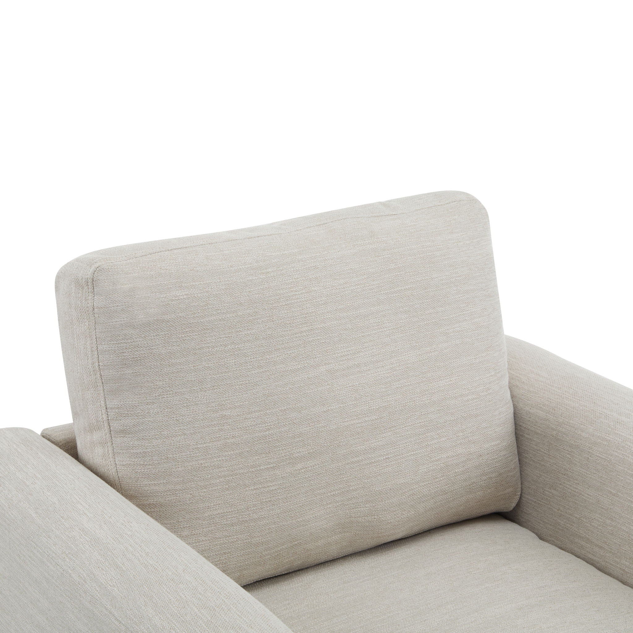 Harmonia - Classic Fabric Upholstered Armchair With Rubber Wood Frame