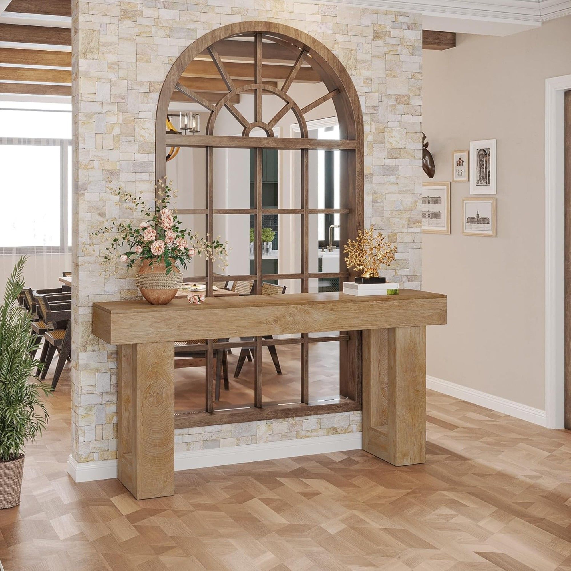 Console Table, Extra Long Narrow Sofa Table For Living Hallway