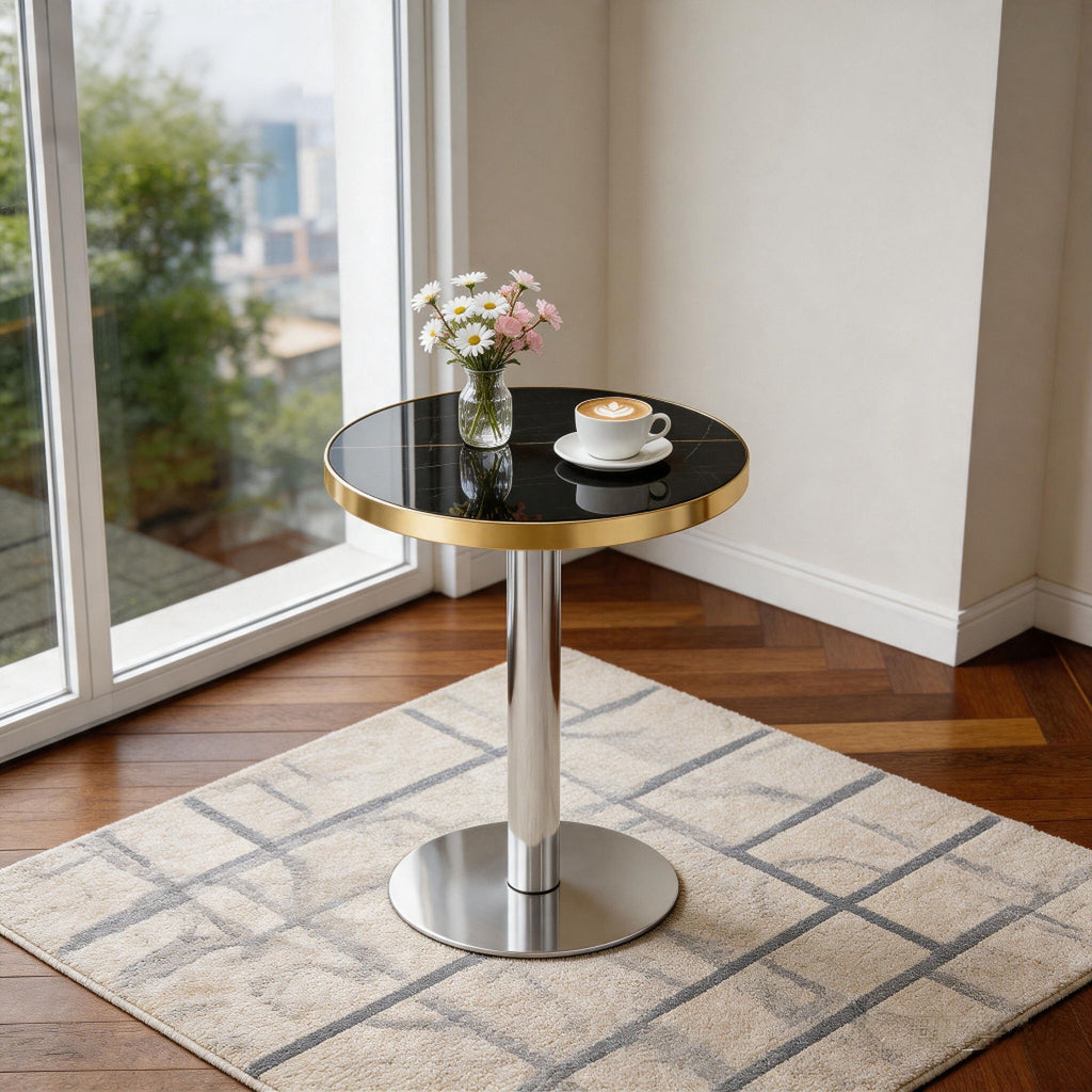 Elegant Modern Round Bistro Table