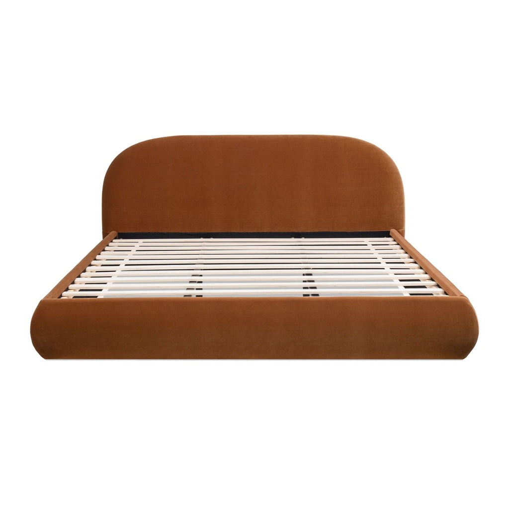 Archie Puffy Grounded - Upholstered Platform Bed