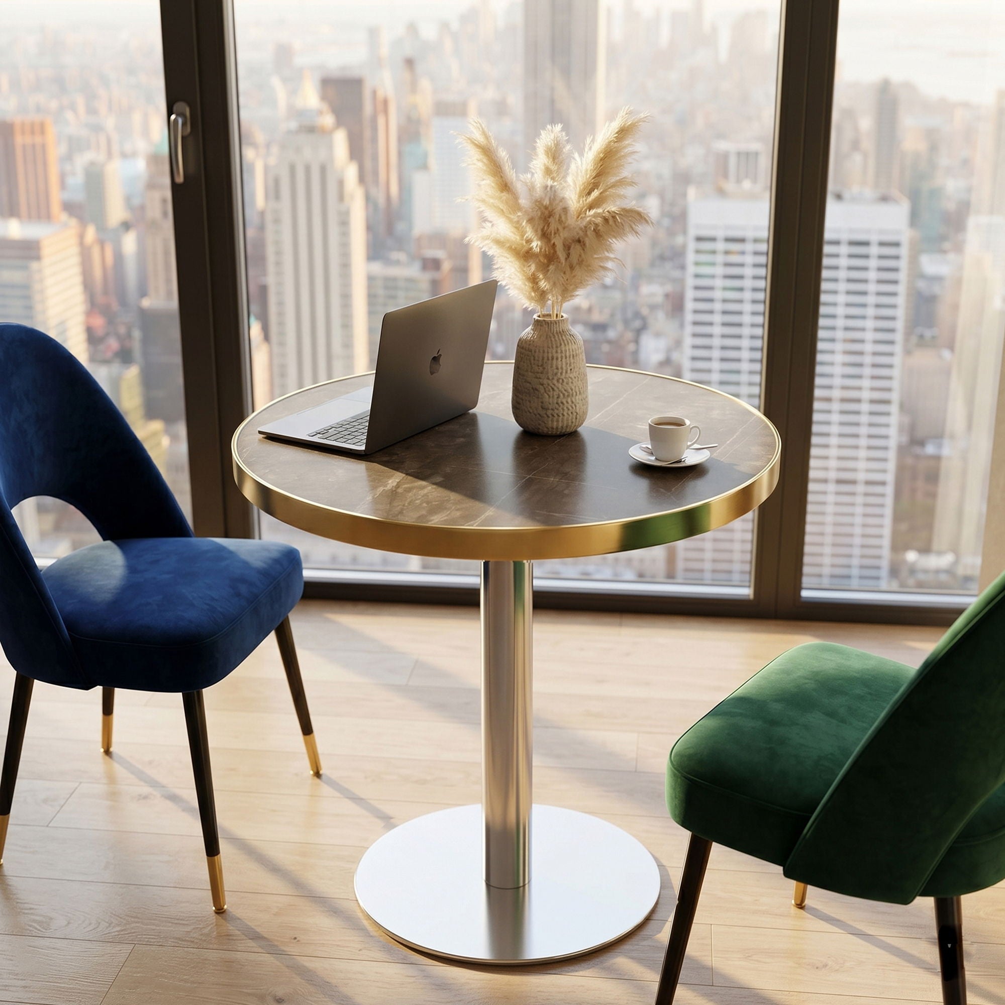 Elegant Modern Round Bistro Table