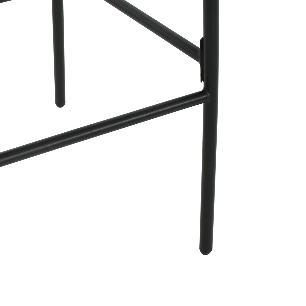 La Push - Outdoor Rope Barstool (Set of 2) - Black / Brown