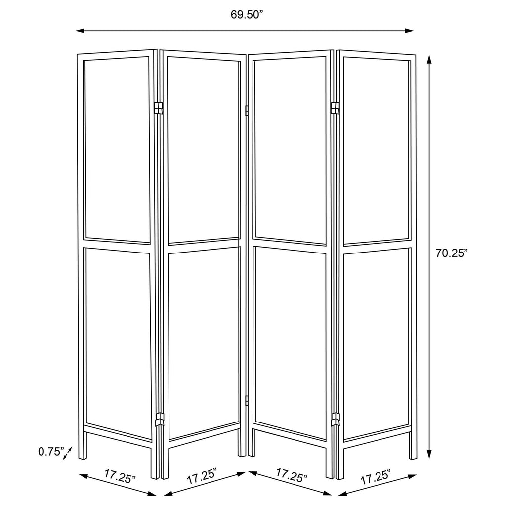 4 Panel Folding Screen