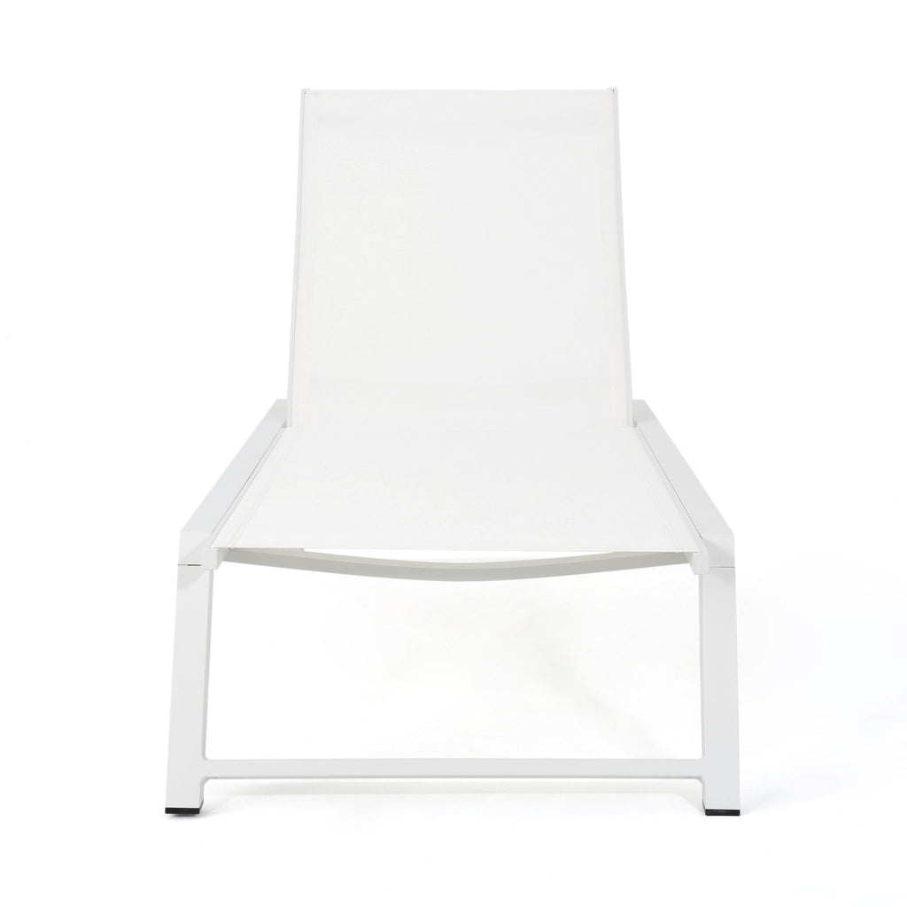 Myers - Modern Chaise Lounge Set With Adjustable Back