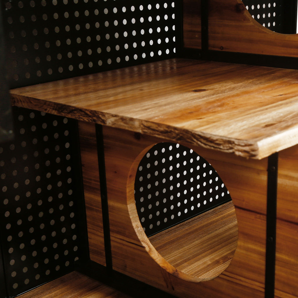 Cat House With Tempered Glass