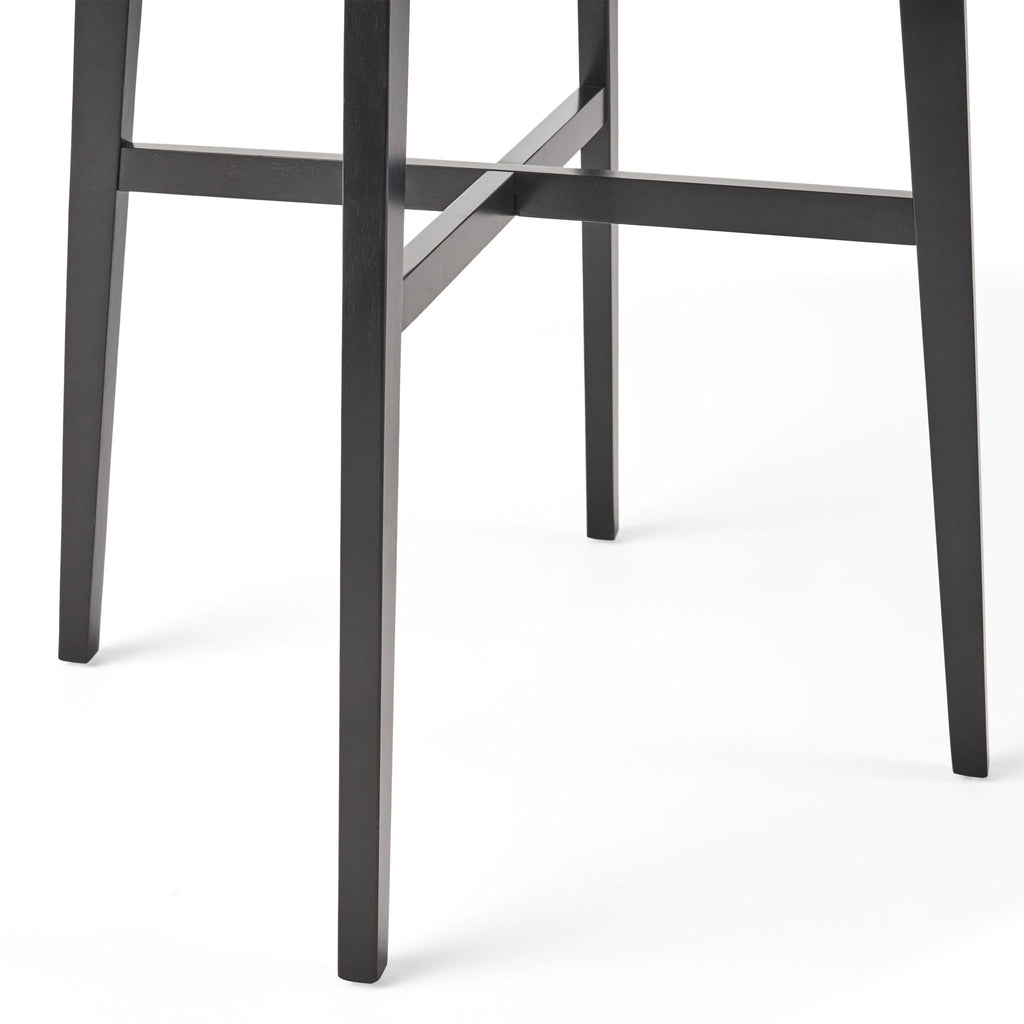 Modern Bar Height Dining Table, Rubberwood Legs And Laminate Table Top