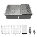 Modern Double Bowl Undermount Sink Design With 10" Deep Basins