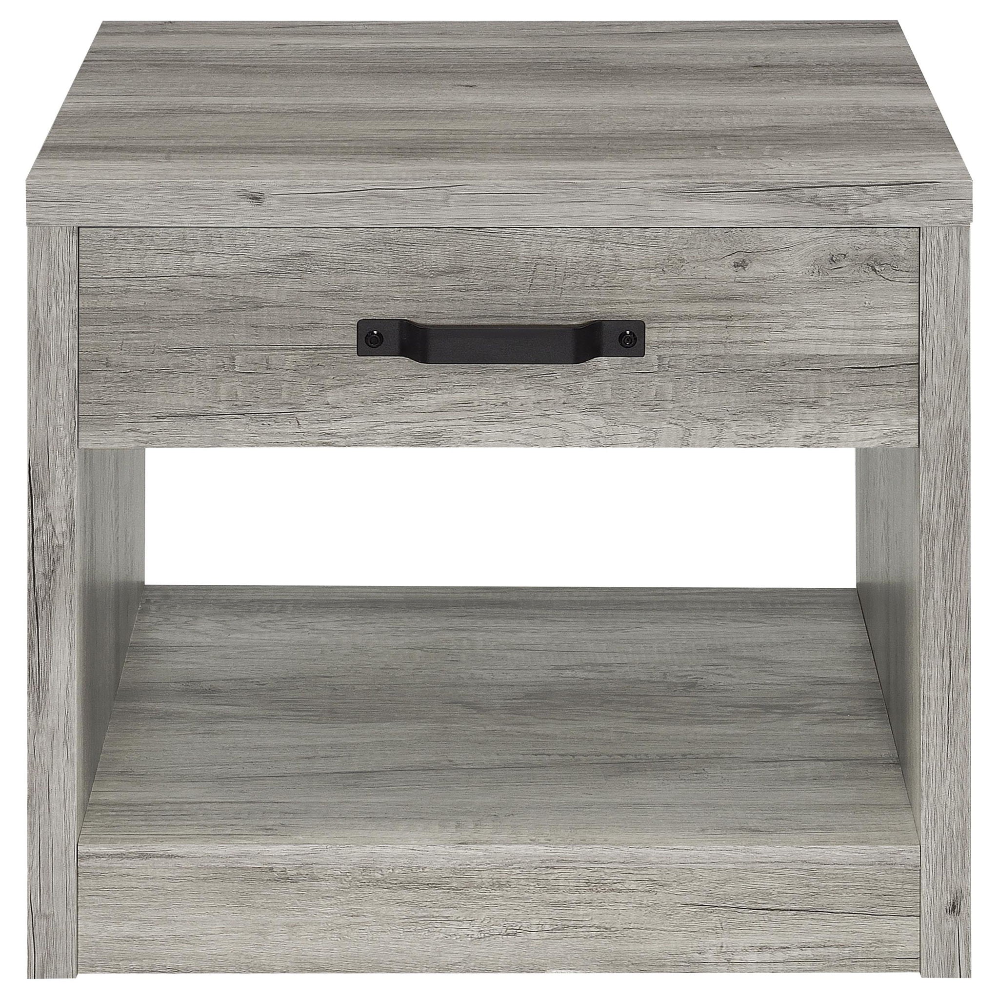 Nuberg - 1 Drawer Table - Gray