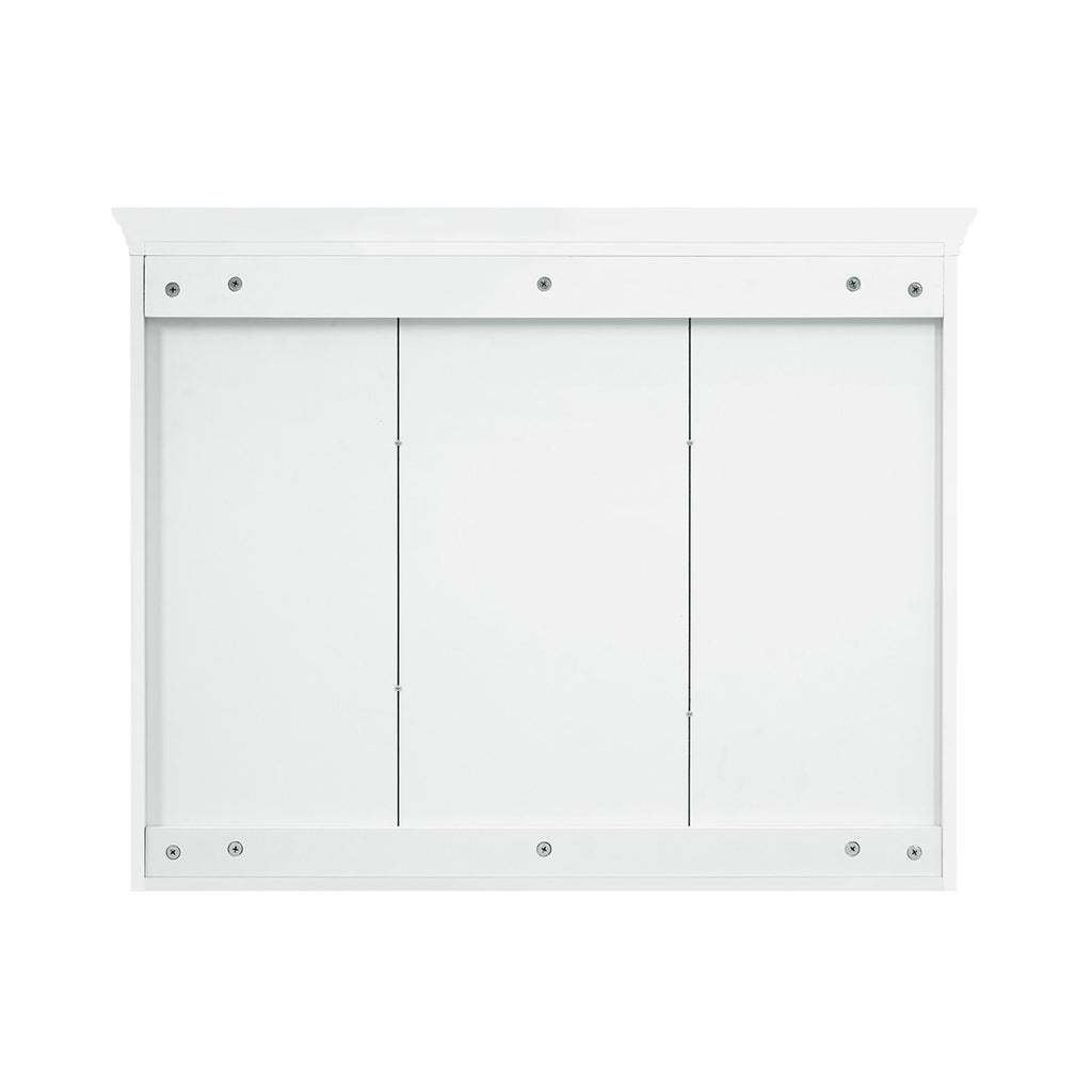 Wall Mount Mirror Cabinet With Adjustable Shelves, Soft Closing Hinges