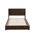 Platform Bed Frame With Headboard, Floor Standing Design