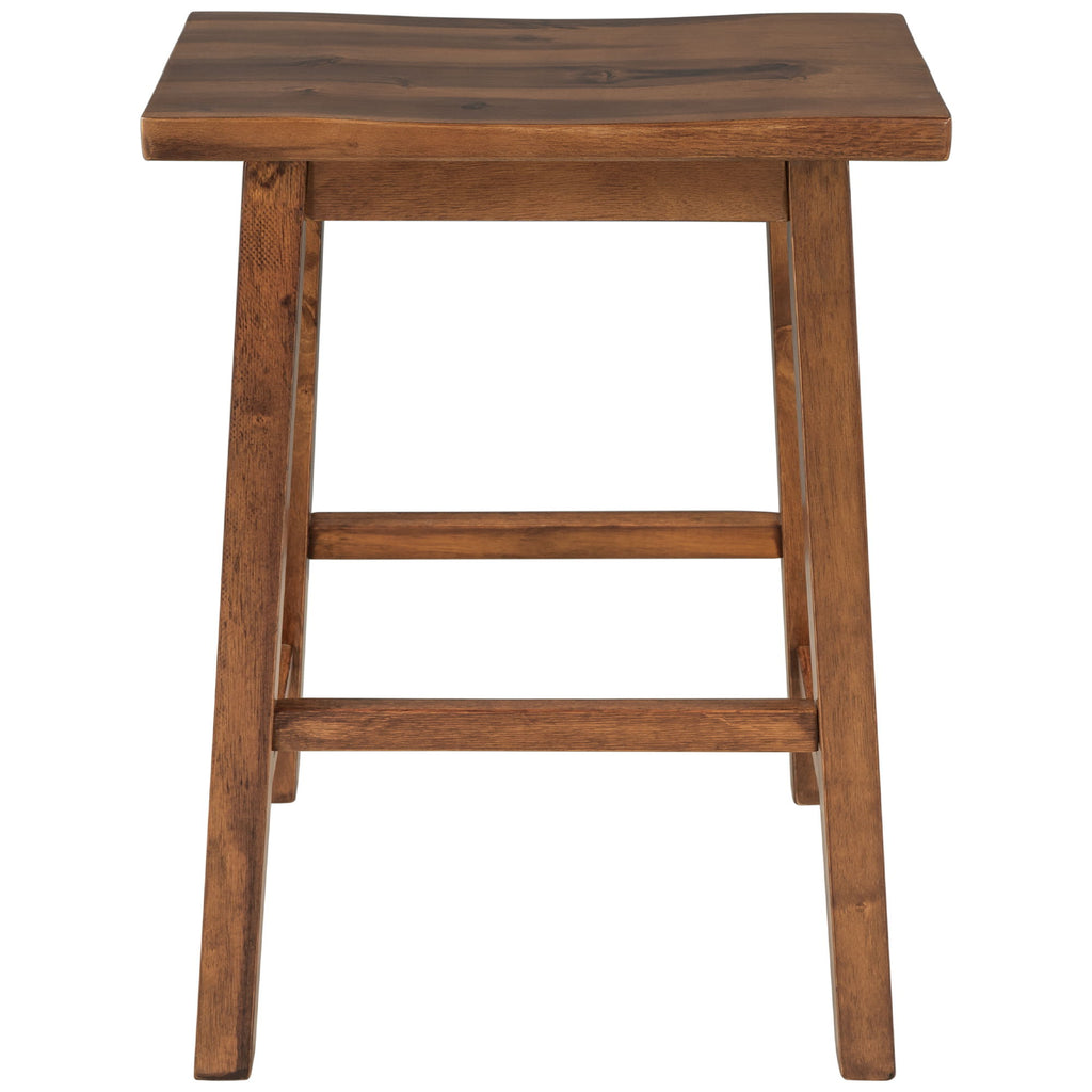 Rustic 3 Piece Stationary Kitchen Island Set With 2 Seatings, With 2 Open Shelves