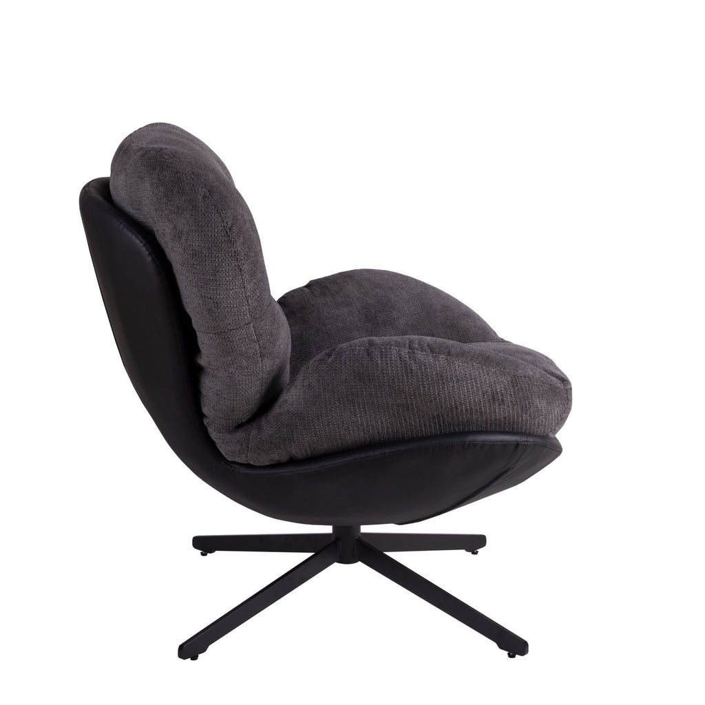 360° Swivel Office Chair, No Wheels