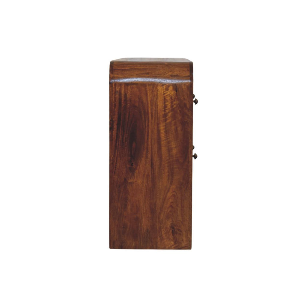 Darcy - 3 Over 3 Drawer Chest - Brown