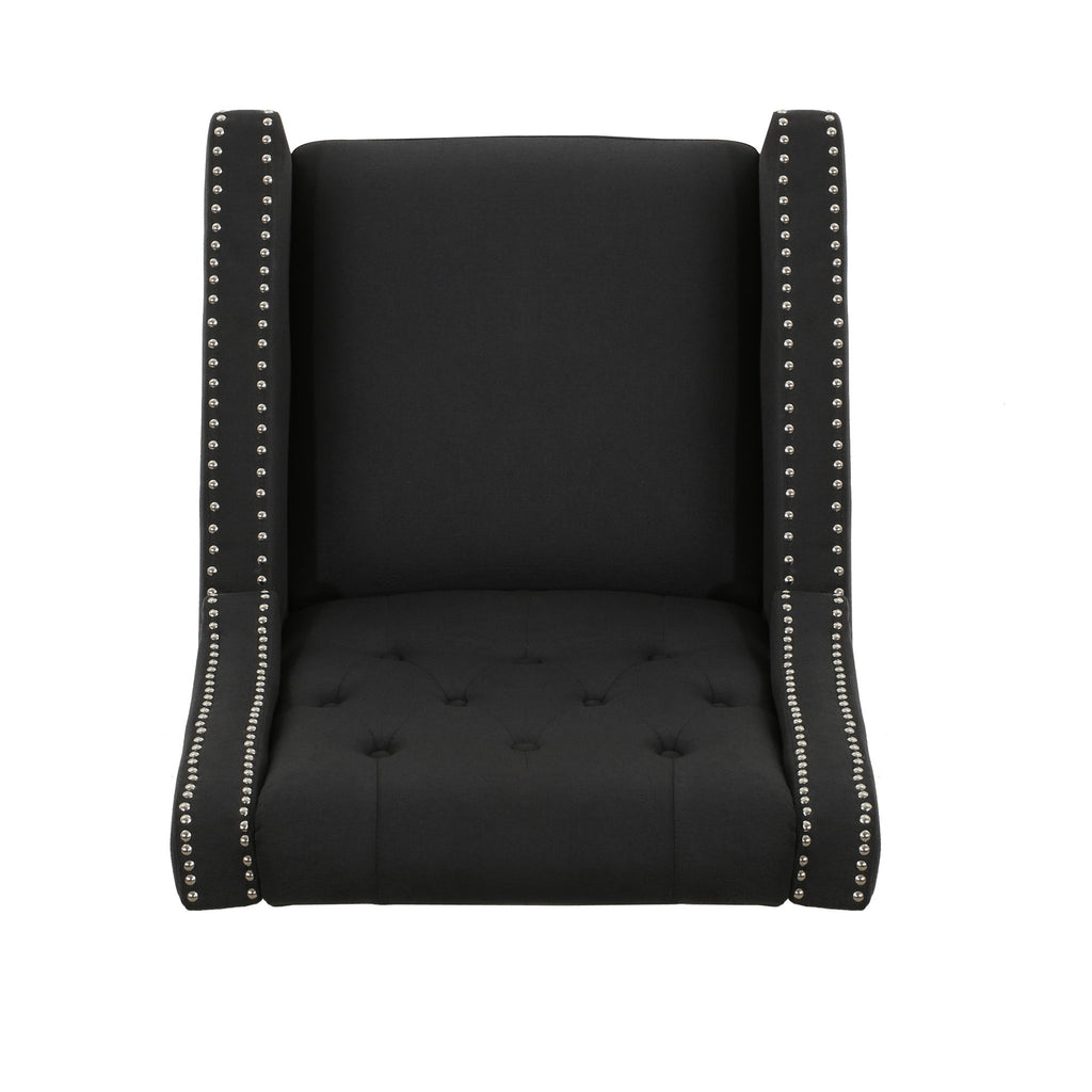 Classic Fabric Push Back Chair