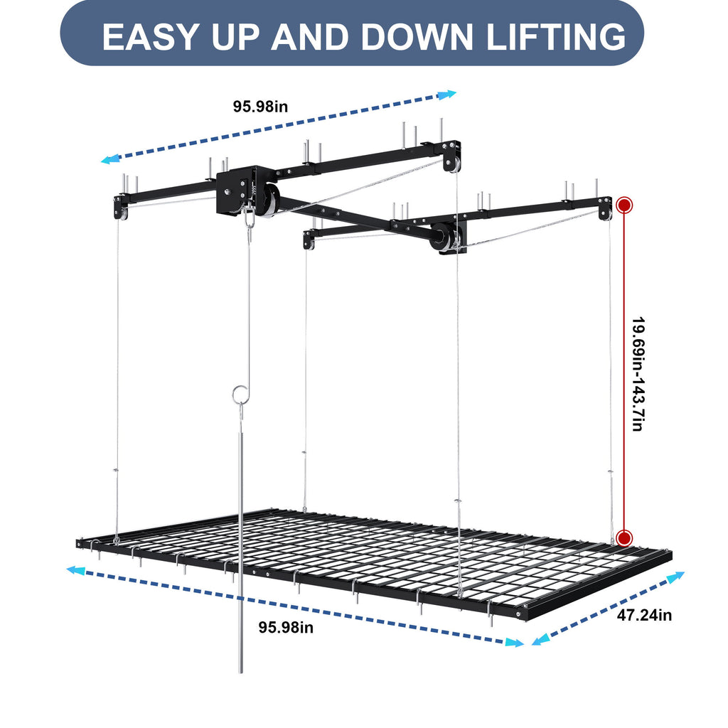 Overhead Garage Storage Rack