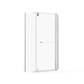 Durable Hardware Neo Angle Frameless Shower Door With Acrylic Base Combo
