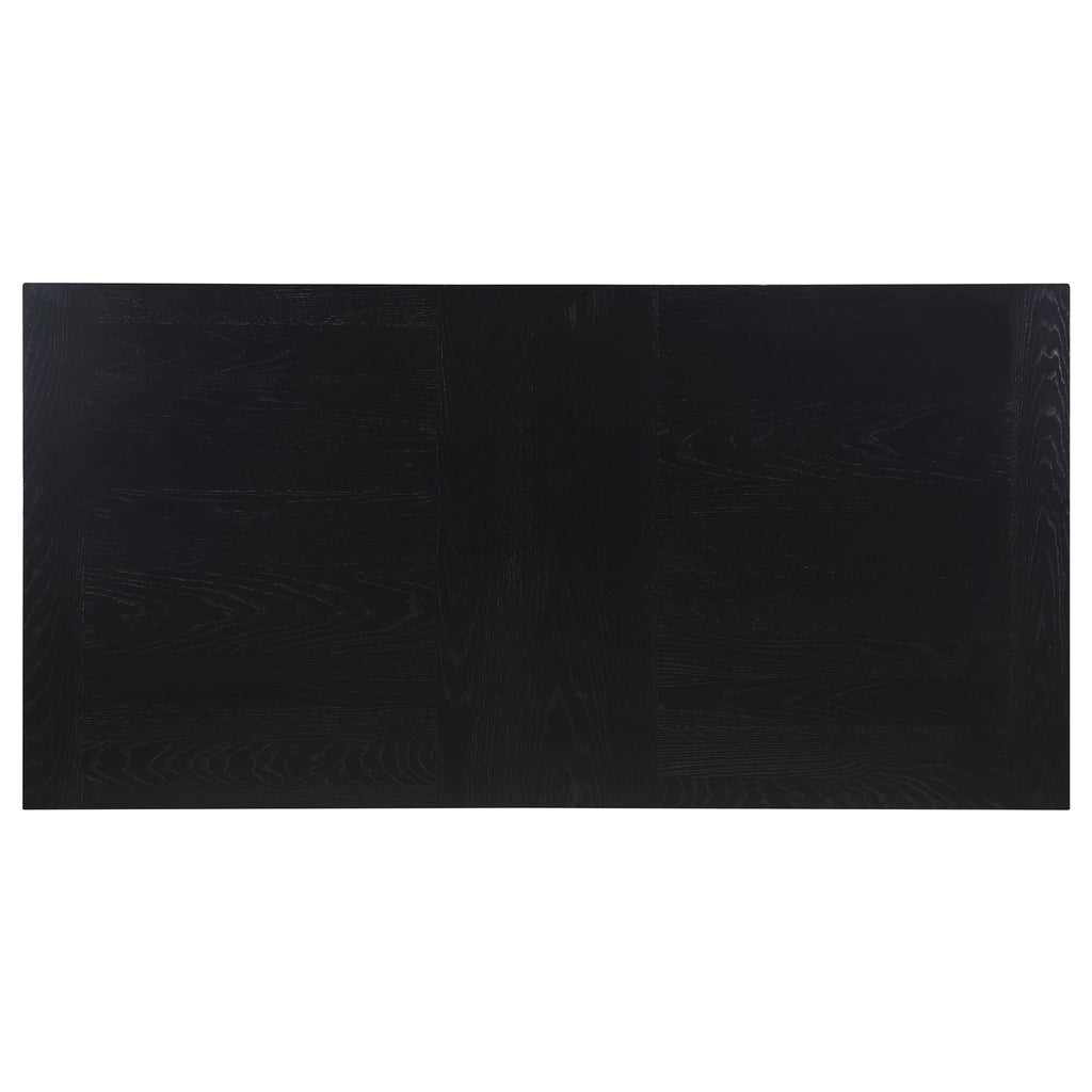 Houston - Rectangular Double Dining Table Top - Black