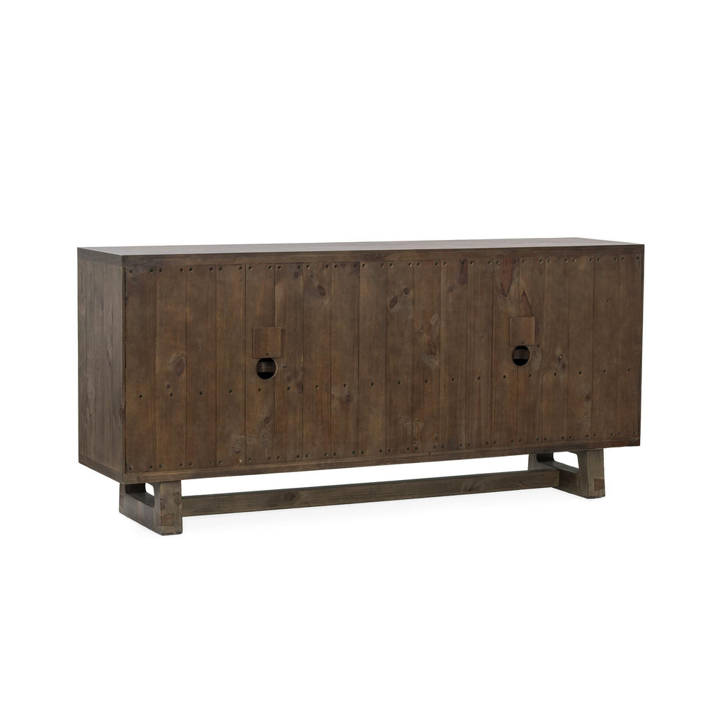 Lyra - 4 Door Buffet - Smoke Brown