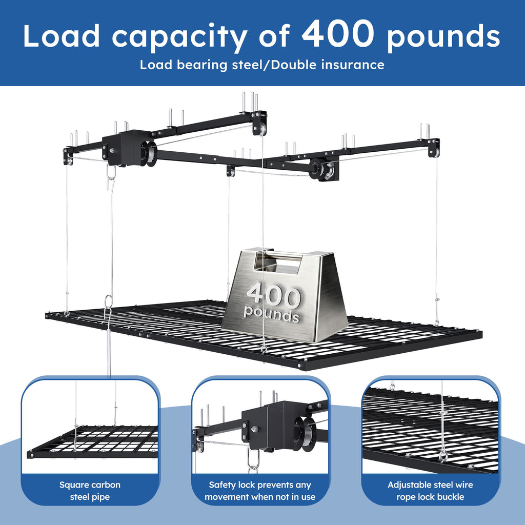 Overhead Garage Storage Rack