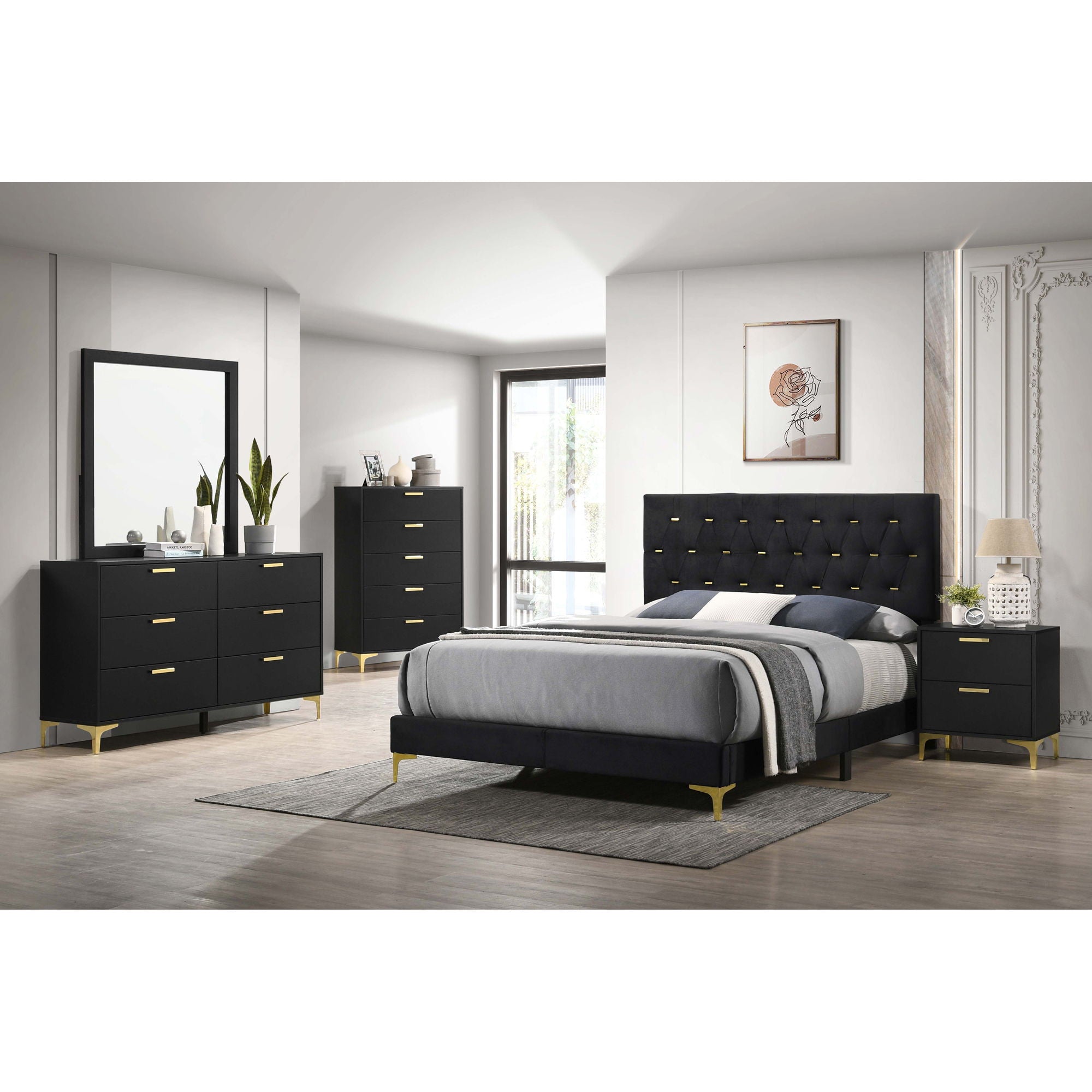 Lexie - Tufted Panel Bed