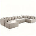 8 Seater U-Shaped Couch With Ottoman