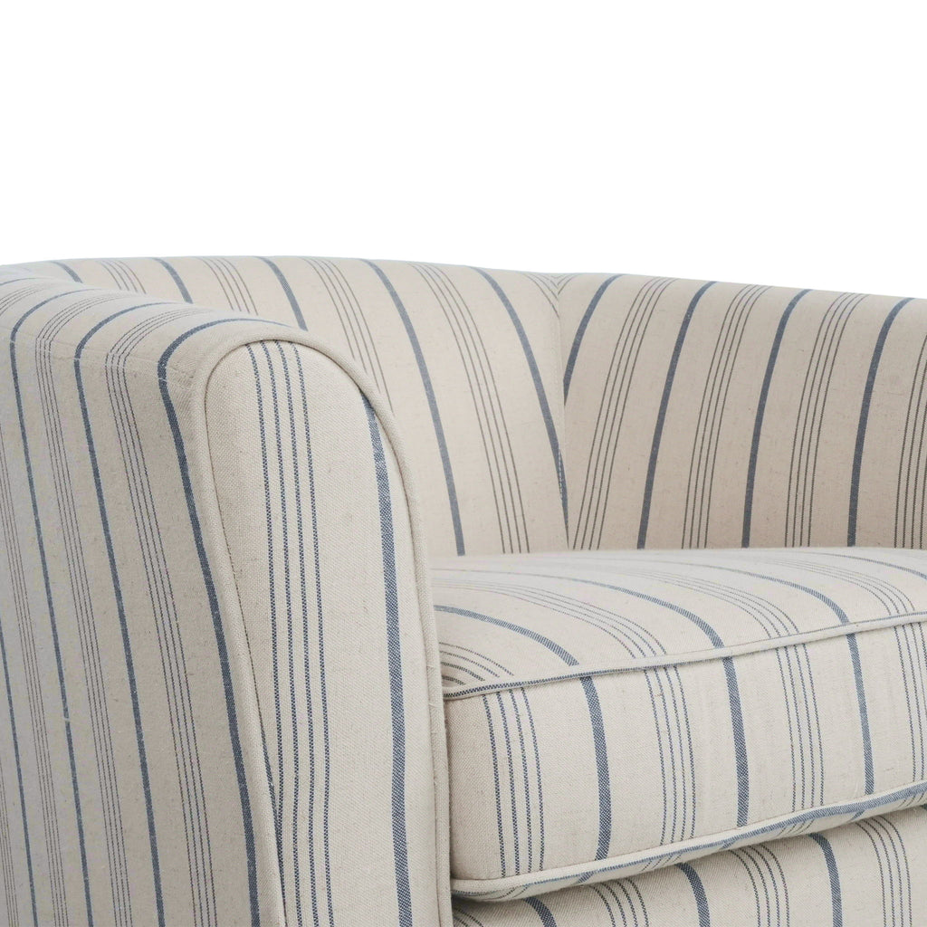 Zeniqua - Upholstered Swivel Chair With Loose Cover