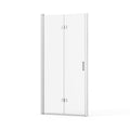 Frameless Bi Fold Shower Doors 30" W X 72" H - Chrome