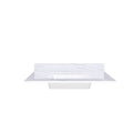 Bianco Carrara Venato Elegant Marble Vanity Top, Bathroom Vanity With Undermount Sink, Sintered Stone