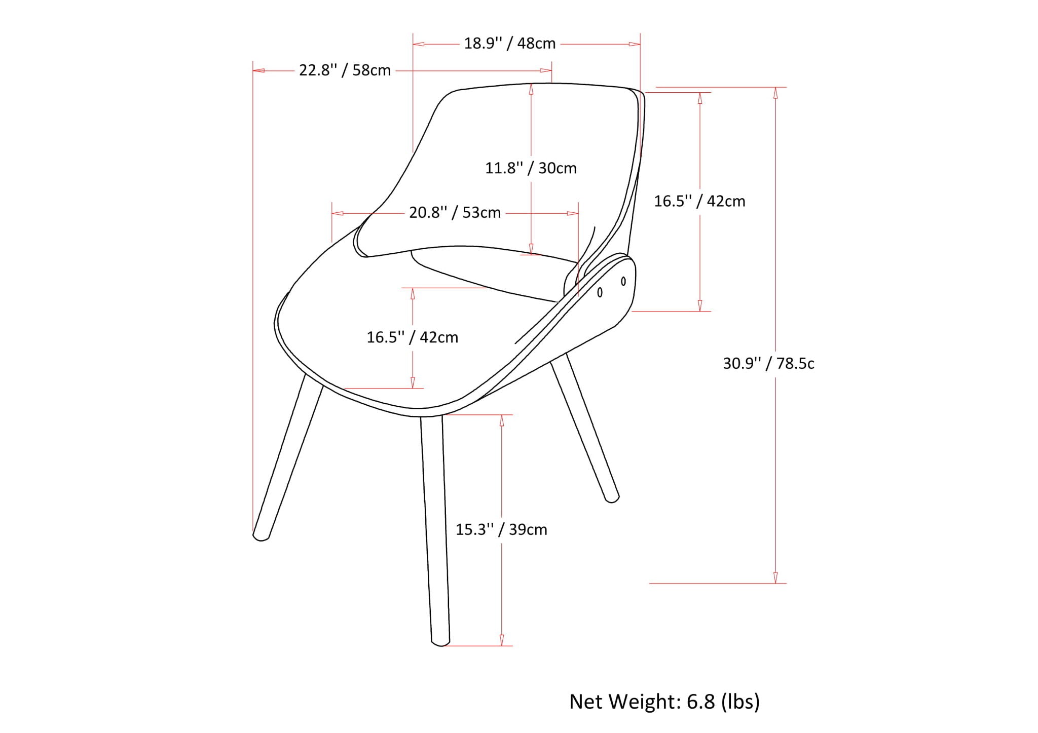 Malden - Upholstered Bentwood Dining Chair