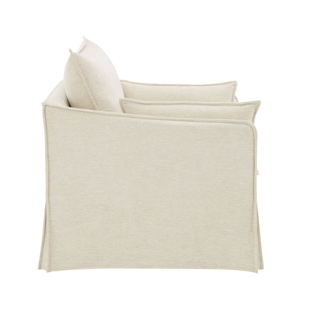 Shane - Chair With 2 Pillows - Beige