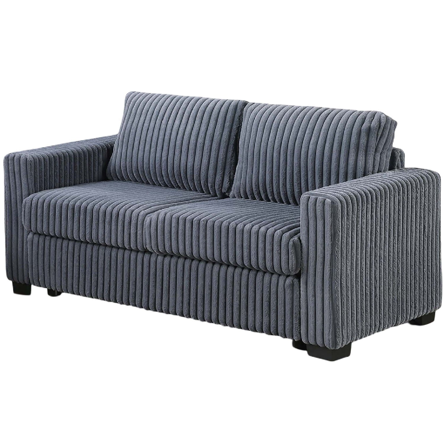 Modern Style 2 Piece Sofa Set With Cup Holders & Charging Port