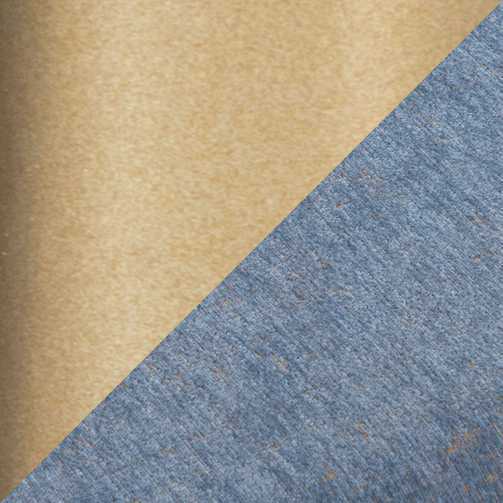 Daniella - Contemporary Bench - Gold / Blue