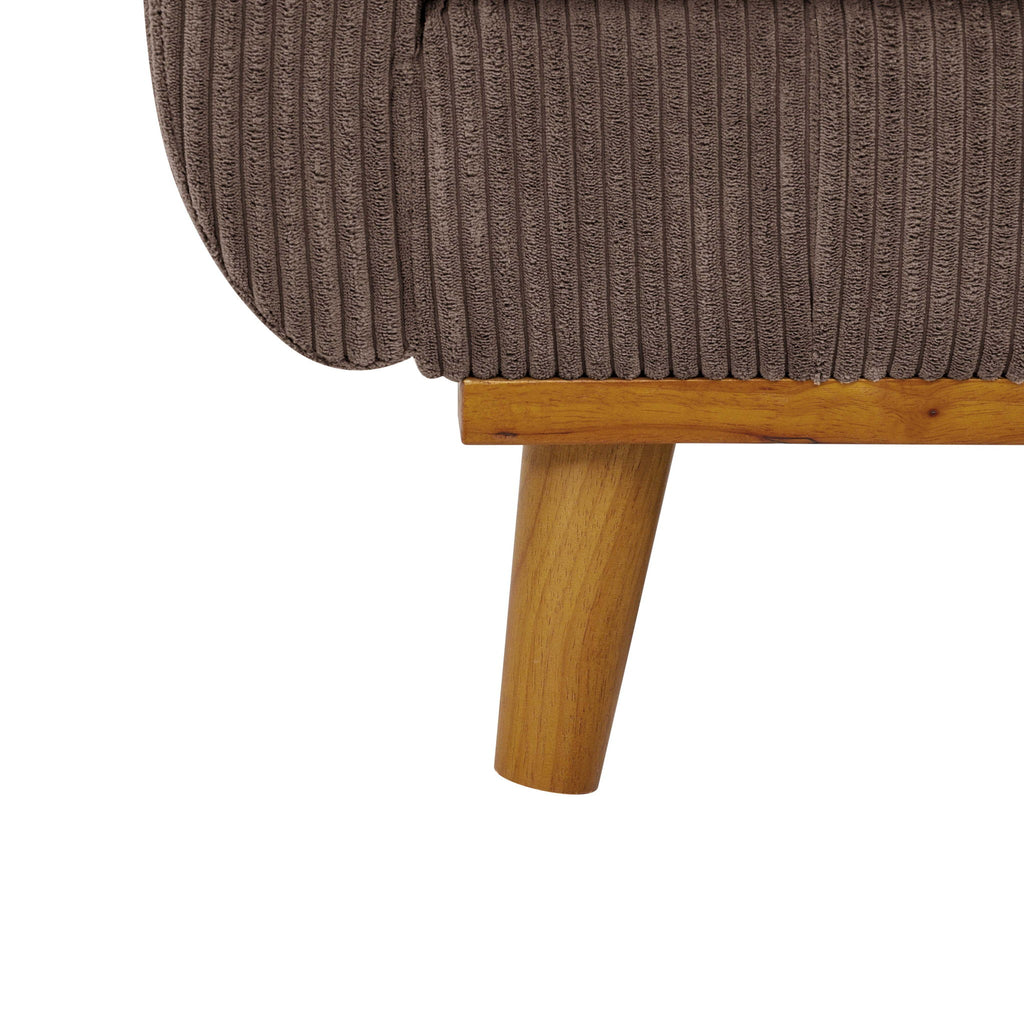 Upholstered Loveseat With Arms And Pillows